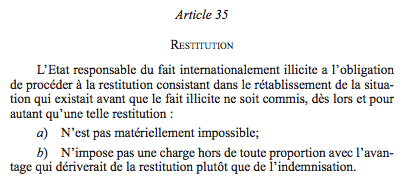 Fichier:Projet d'articles sur la responsabilité de l'État pour fait internationalement illicite - article 35.png