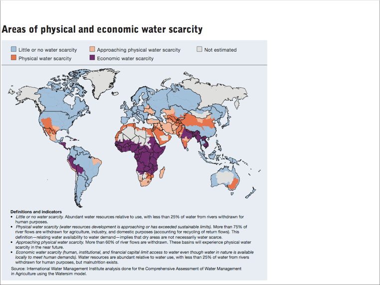 Fichier:Areas of physical and economic water scarcity.png