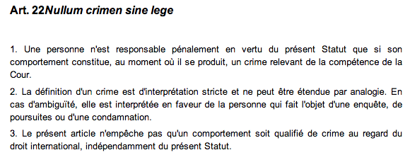 Fichier:Statut de Rome de la Cour pénale internationale - article 22.png