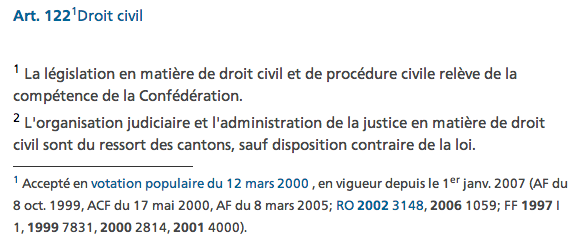 Fichier:Constitution fédérale de la Confédération suisse du 18 avril 1999 - article 122.png