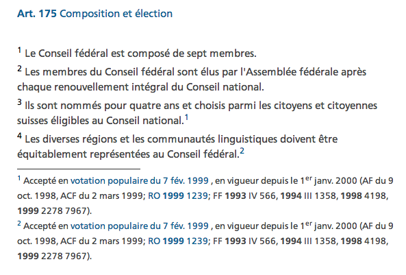 Fichier:Constitution fédérale de la Confédération suisse du 18 avril 1999 - article 175.png