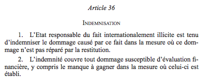Fichier:Projet d'articles sur la responsabilité de l'État pour fait internationalement illicite - article 36.png