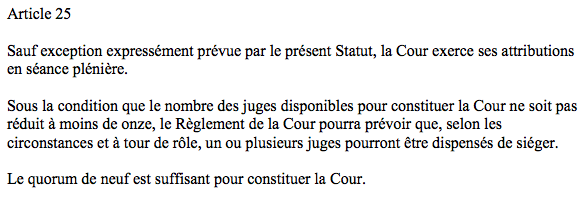 Fichier:STATUT DE LA COUR INTERNATIONALE DE JUSTICE - article 25.png