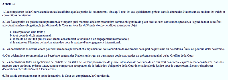 Fichier:STATUT DE LA COUR INTERNATIONALE DE JUSTICE - article 36.png
